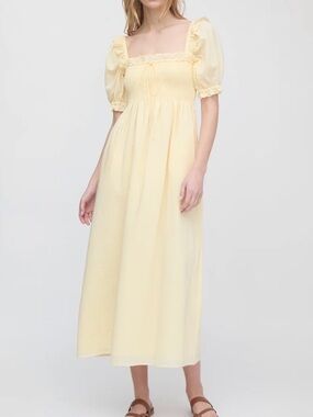 Hill House Butter Yellow Scarlett Dress